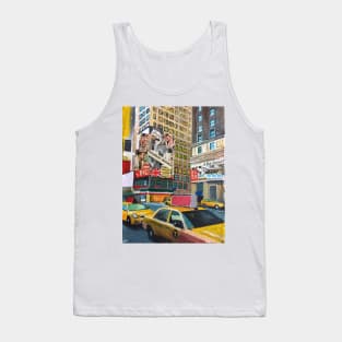 New York, Taxis and Billboards Tank Top